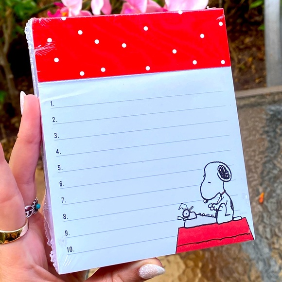 Graphique De France | Office | Snoopy Red White Todo List Notepad ...